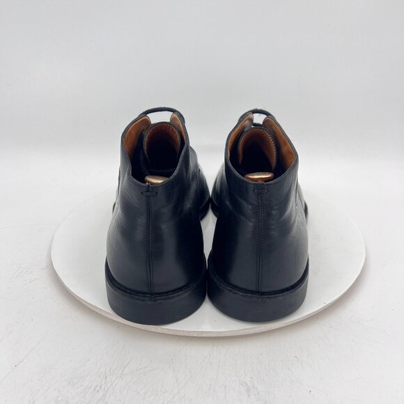 Gucci GG Monogram Embossed Men Size EU 44 E US 10.5 Brown Leather Chukka Boot - Picture 5 of 13